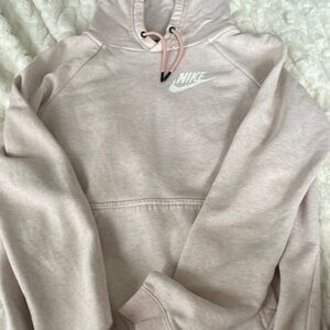 Pink pull over hoodie